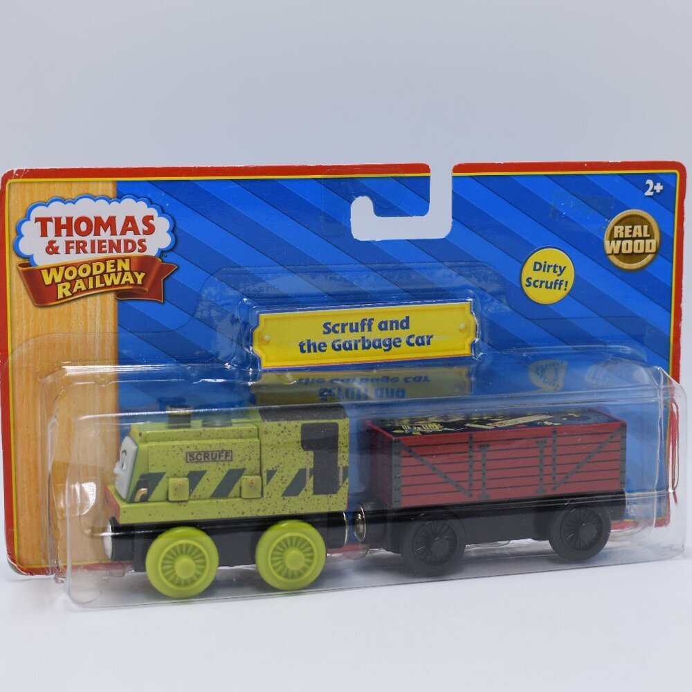 Dirty Scruff & Garbage Car Thomas Friends Wooden Railway Train Tank Engine New